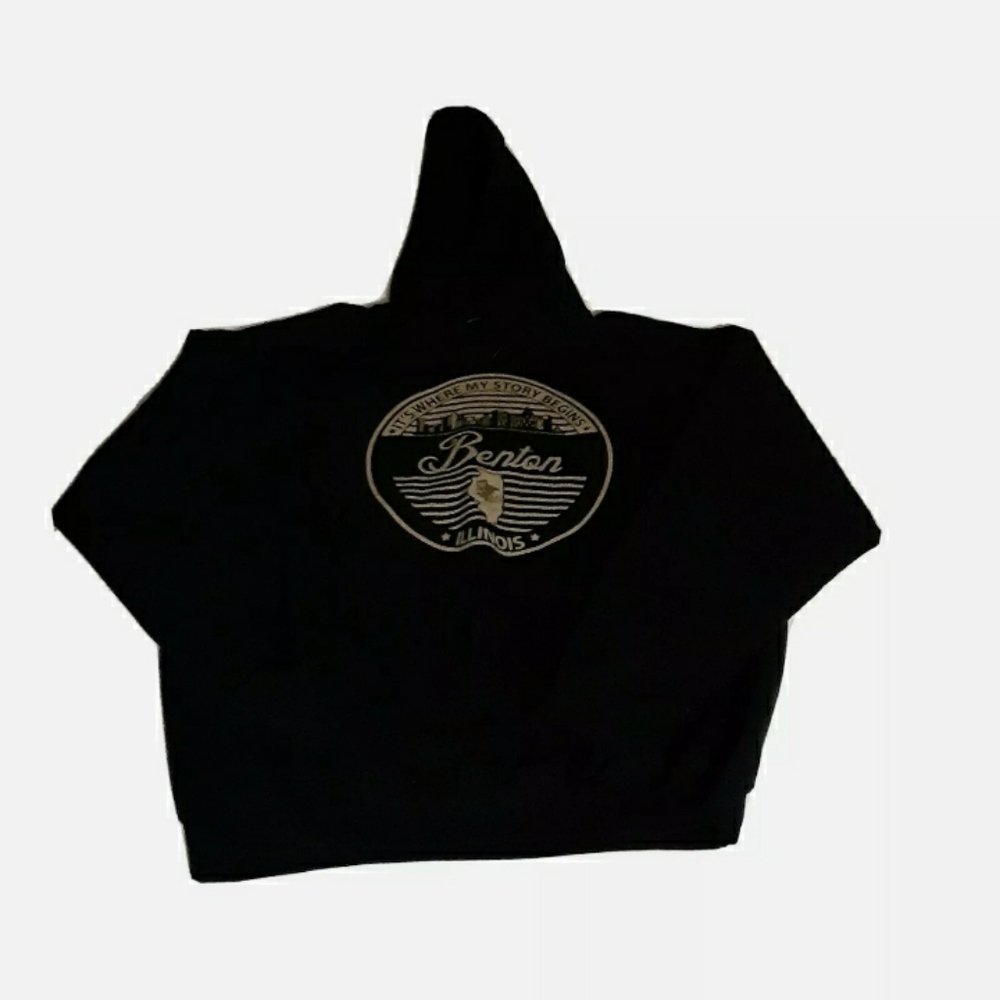 Gildan Benton Illinois Mens Thick & Warm Kanagroo